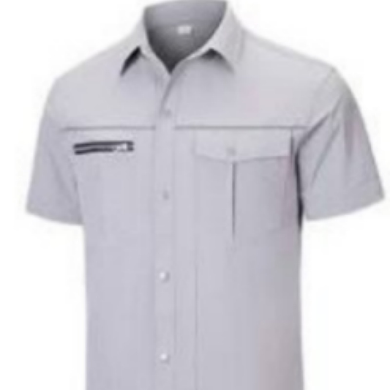 吾卫世 夏季工作服 短袖S601-605 /套高清大图