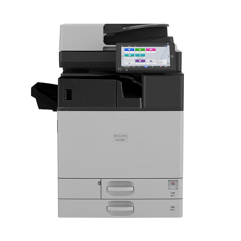 理光(Ricoh)IM C3010 A3彩色多功能数码复合机 主机+送稿器+标配双纸盒(计价单位:台)高清大图