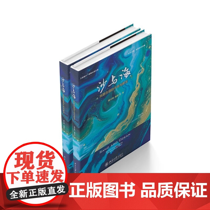 沙与海:丝路古道的千年与新生 黄元琪 陈跃飞 著 原文化部副部长郑欣淼作序 中国历史 北京大学出版社 正版书籍高清大图