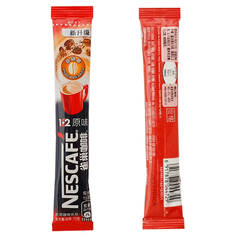 雀巢咖啡nescafe1 2原味咖啡散装条装新包装速溶咖啡(15g×10条)