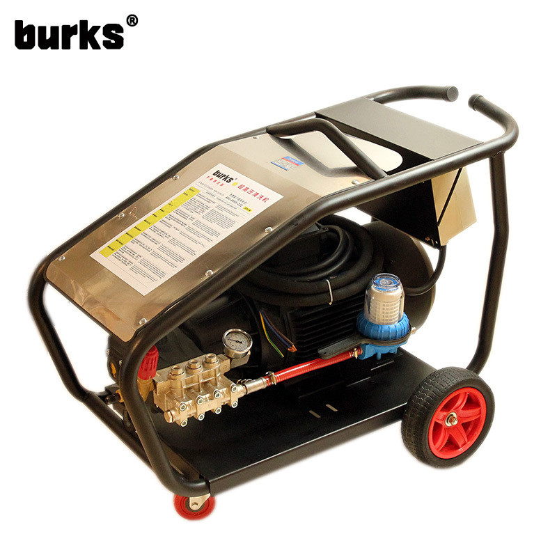 中外合资burks博克斯BKS-2515工程机械汽车美容城市环保市政疏通管道试压根雕剥皮洗车泵清洗机泵高清大图