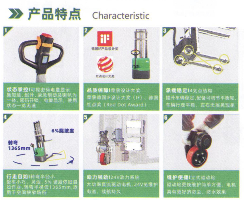 步行式电动堆垛车-西林叉车高清大图
