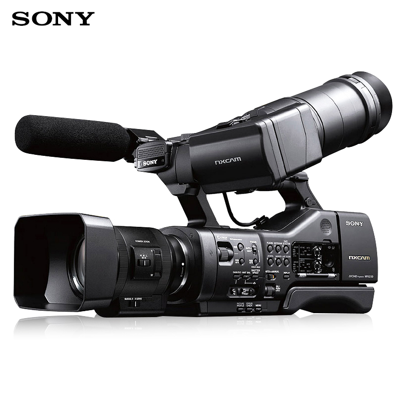 【索尼(sony)摄像机nex-ea50ch】 索尼(sony)nex-ea50ch 手持肩抗式大