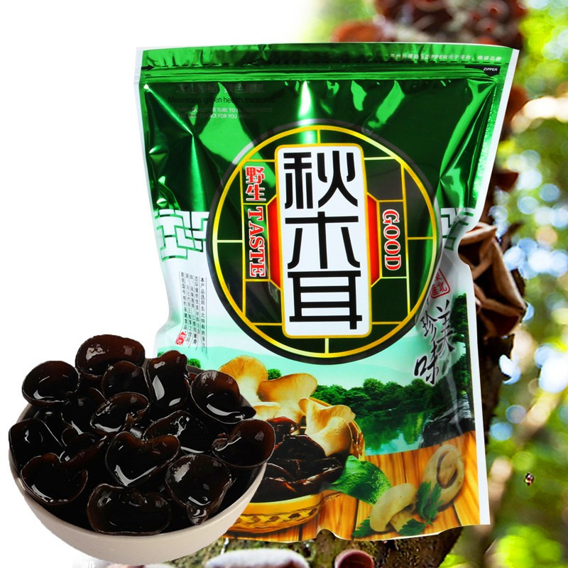 [抚松扶贫馆]林荫山下 木耳 长白山秋木耳 精选木耳 500g