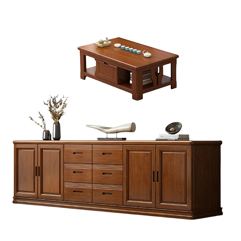 豫龙都 电视柜+茶几 2.2m 套高清大图