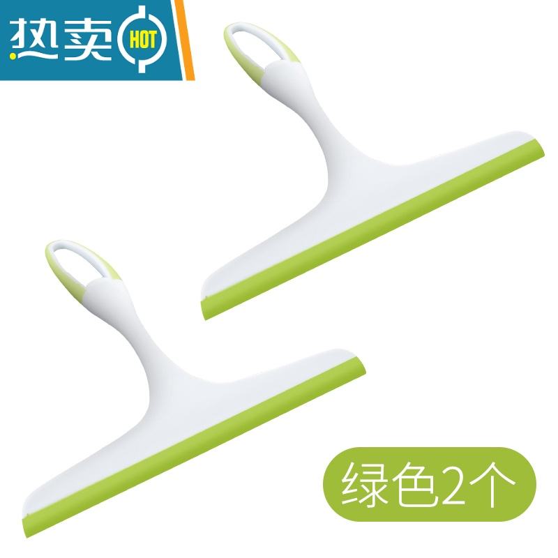 敬平2个装擦玻璃器家用双面擦清洁器擦窗器镜子刷刮水清洗窗户工具 擦玻璃器2个装-绿色高清大图