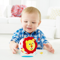 费雪(Fisher-Price)音乐蹦蹦球婴儿玩具0-1岁男女孩跳跳球3-6个月新生儿音乐玩具 狮子音乐蹦蹦球