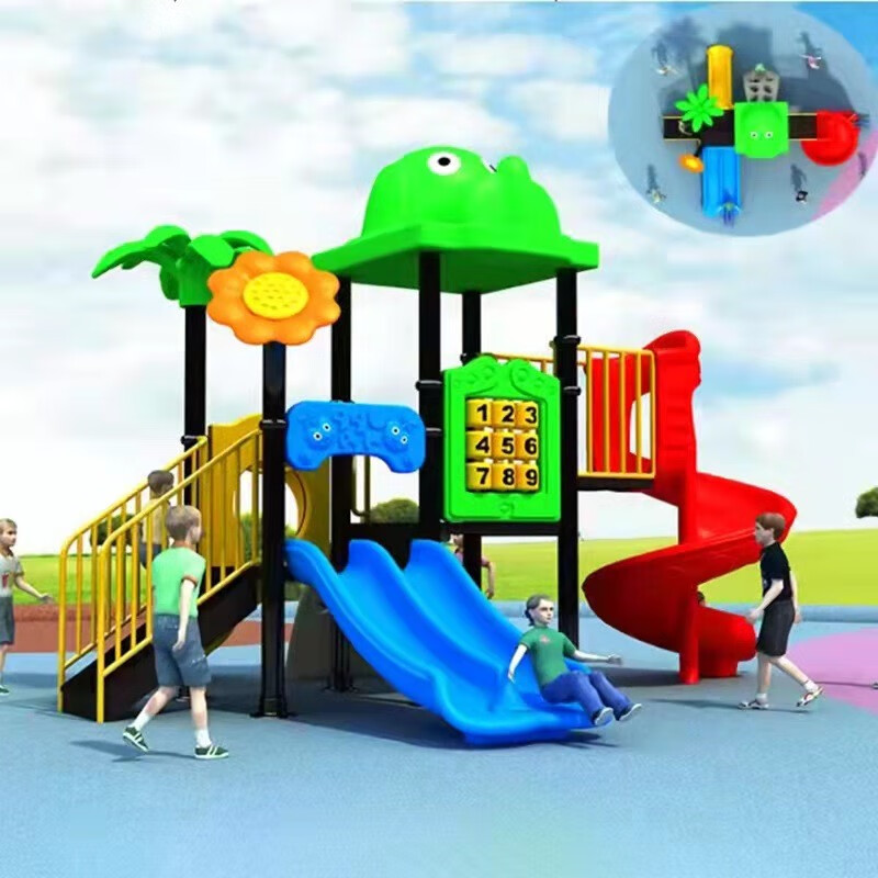 有优贝贝儿童户外游乐设备室外滑滑梯组合大型体能感统训练器材高清大图