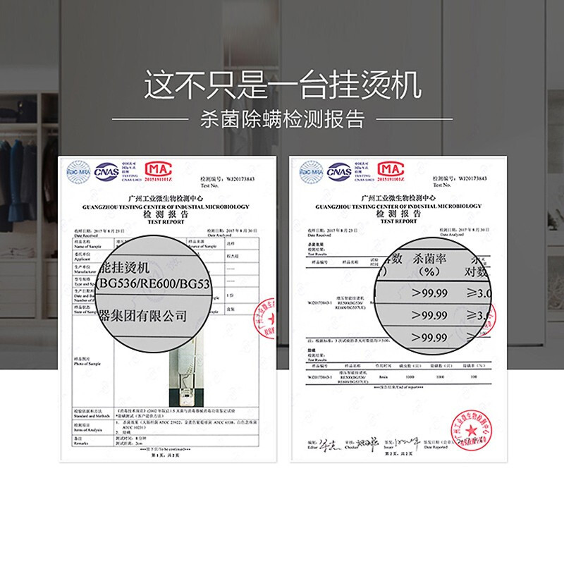 卓力CUORI增压智能挂烫机 家用蒸汽手持双杆挂立式熨烫机家电烫衣服机JD549琥珀金