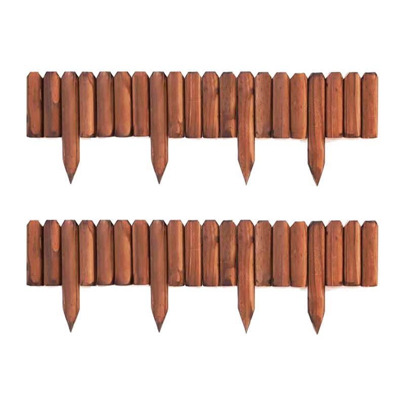 安虎 防腐木栅栏 插地平头高-35*120cm 个高清大图