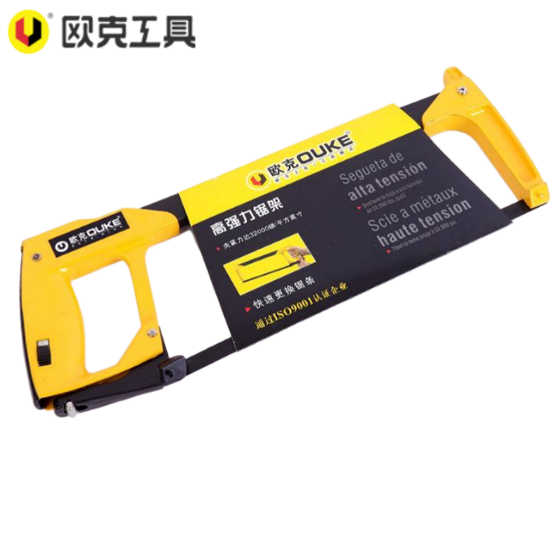 欧克 钢锯架锯弓锯子可调节300mm 自动式铝合金OK-9101/把 自动式铝合金OK-9101