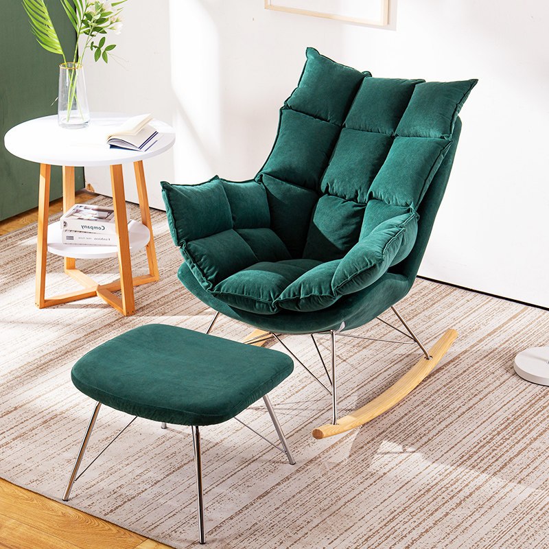 摇椅家用躺椅摇摇椅大人成人沙发阳台休闲北欧懒人客厅午睡躺椅子视频