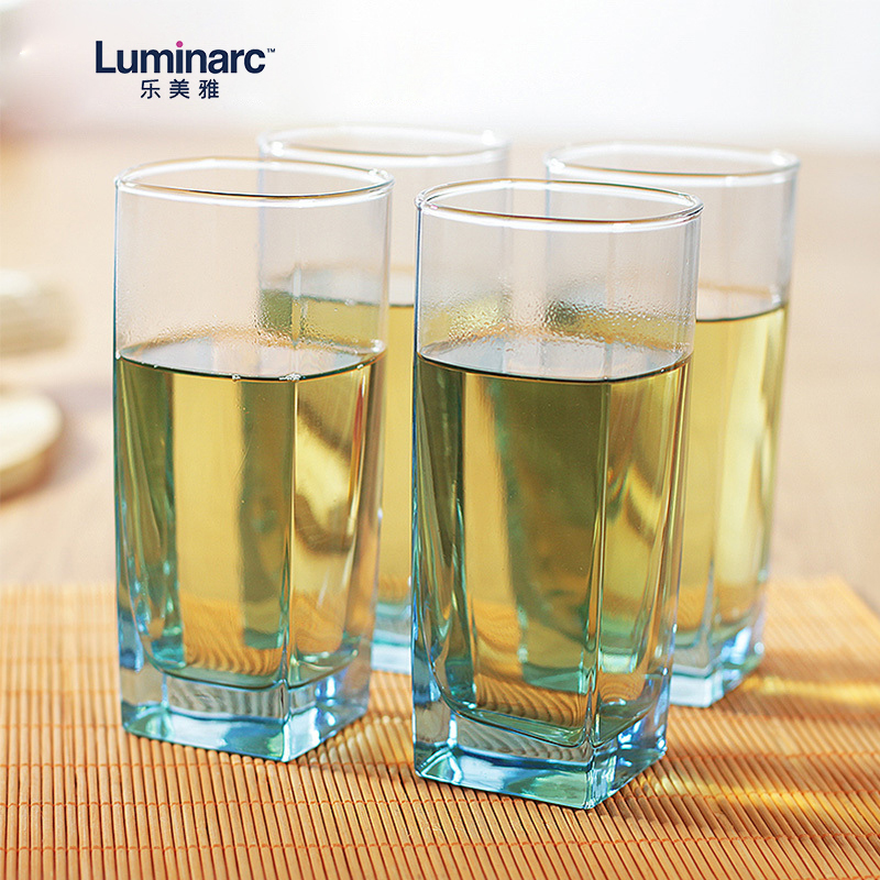 乐美雅(Luminarc)直身水具套装5件套(冰蓝)H9103果汁水壶水杯