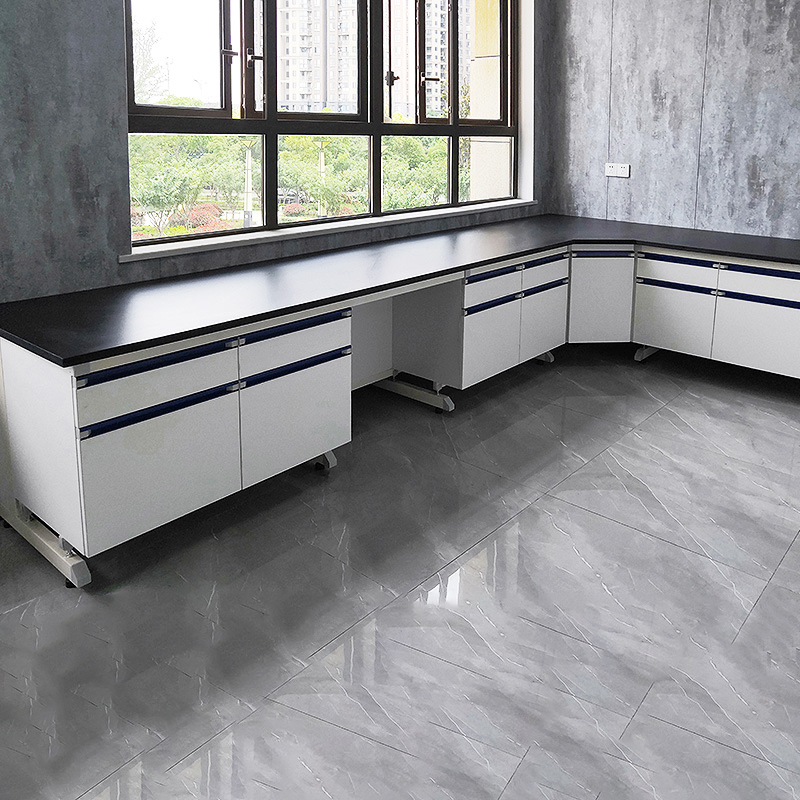 帅畅钢木实验台全钢边台化验室操作台实验桌操作桌化学实验室工作台【工厂现做 7天内发货】高清大图