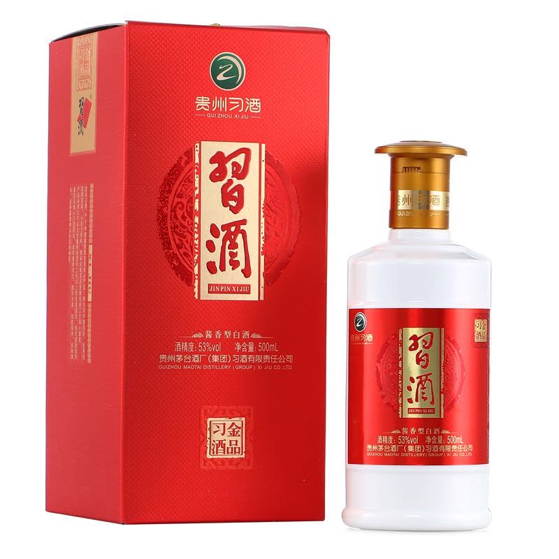 茅台集团贵州习酒 金品 53度500ml单瓶酱香型白酒 習酒(XI LIQUOR)(新老包装随机发货)图片