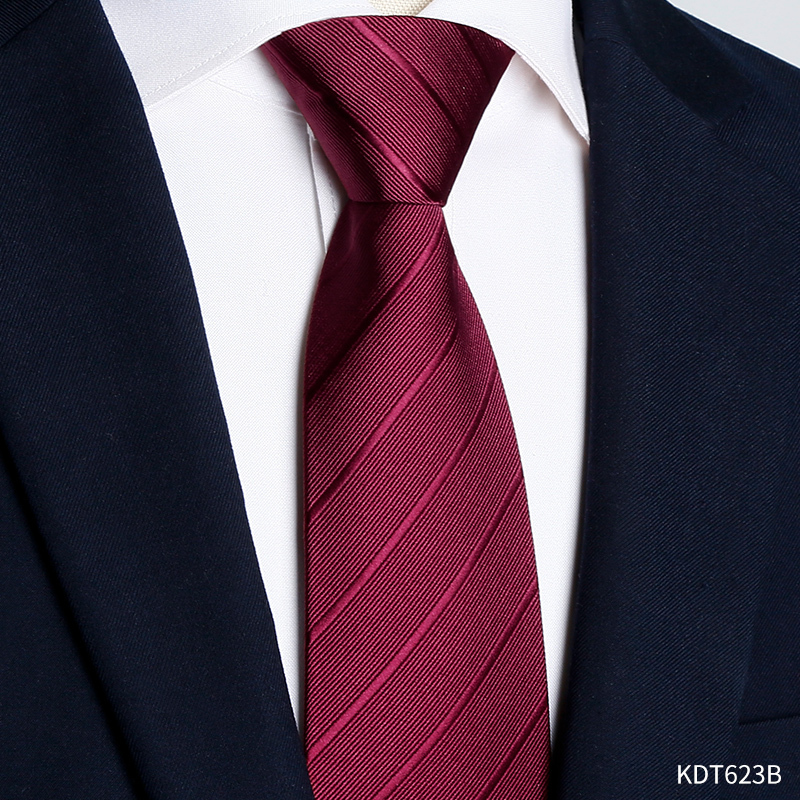 盛世曼尼红色领带男新郎结婚商务正装拉链式免打懒人西装一拉得酒红色