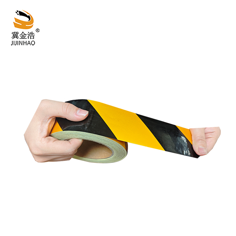 冀金浩 反光警示胶带 黄黑 15cm*40m 卷高清大图