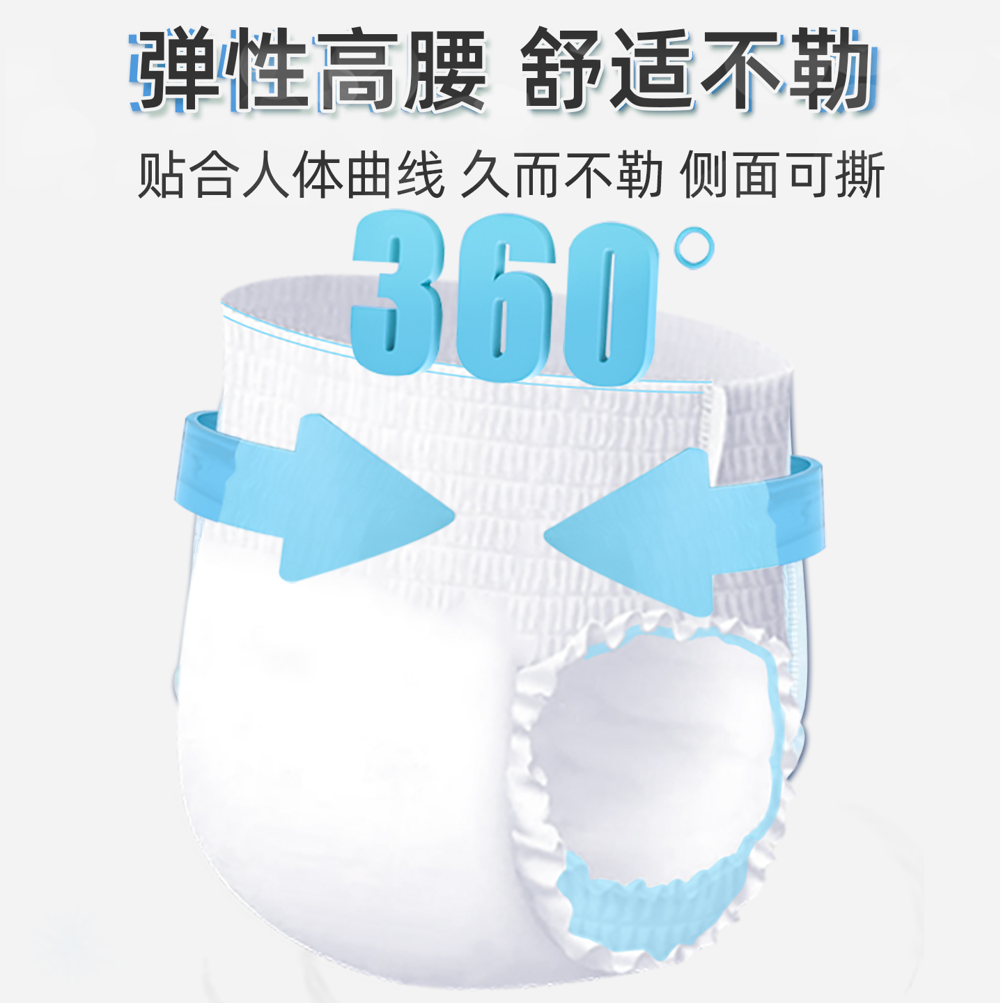 佑帮成人拉拉裤老人用纸尿裤男大人尿不湿女士一次性内裤大码尿片高清大图