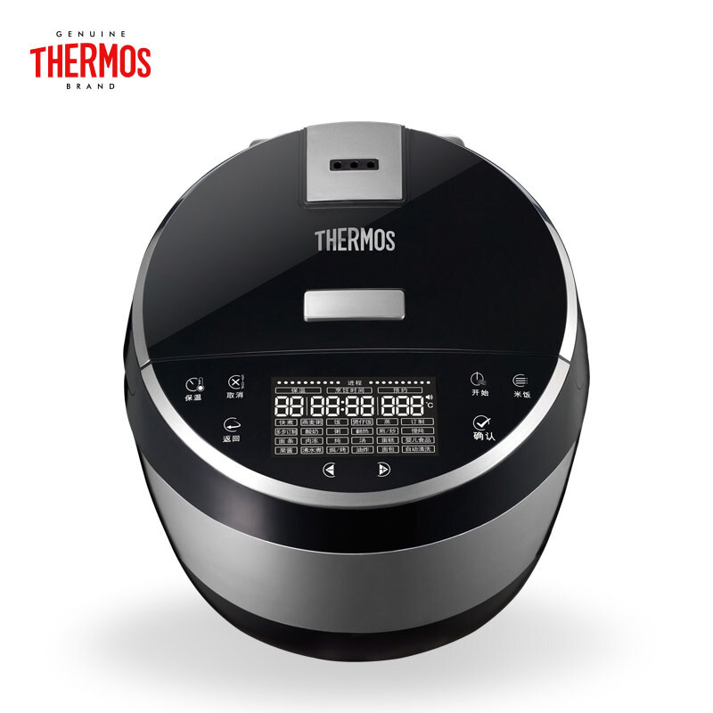 膳魔师(THERMOS)电饭煲EHA-4152E 智能3D加热预约 5L大容量 陶晶内胆 三维立体加热电饭煲 膳魔師
