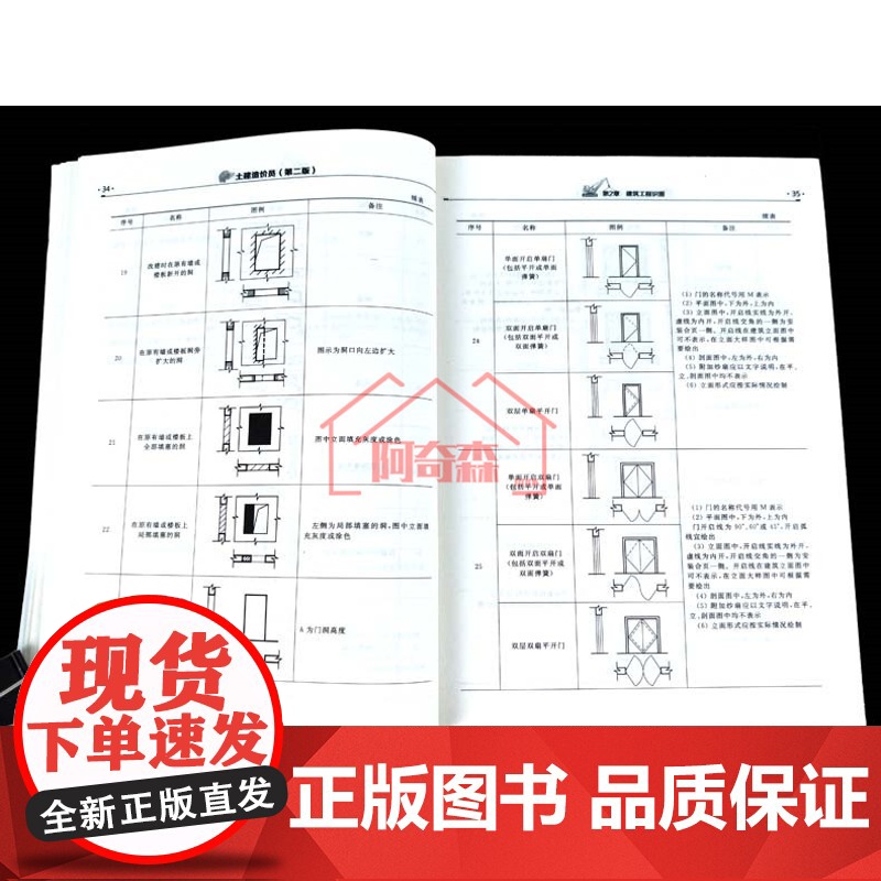 土建造价员(第二版)施工现场技术管理工作指导 建筑工程识图 建筑与装饰工程清单计价 造价员造价师考试培训教学 书籍高清大图