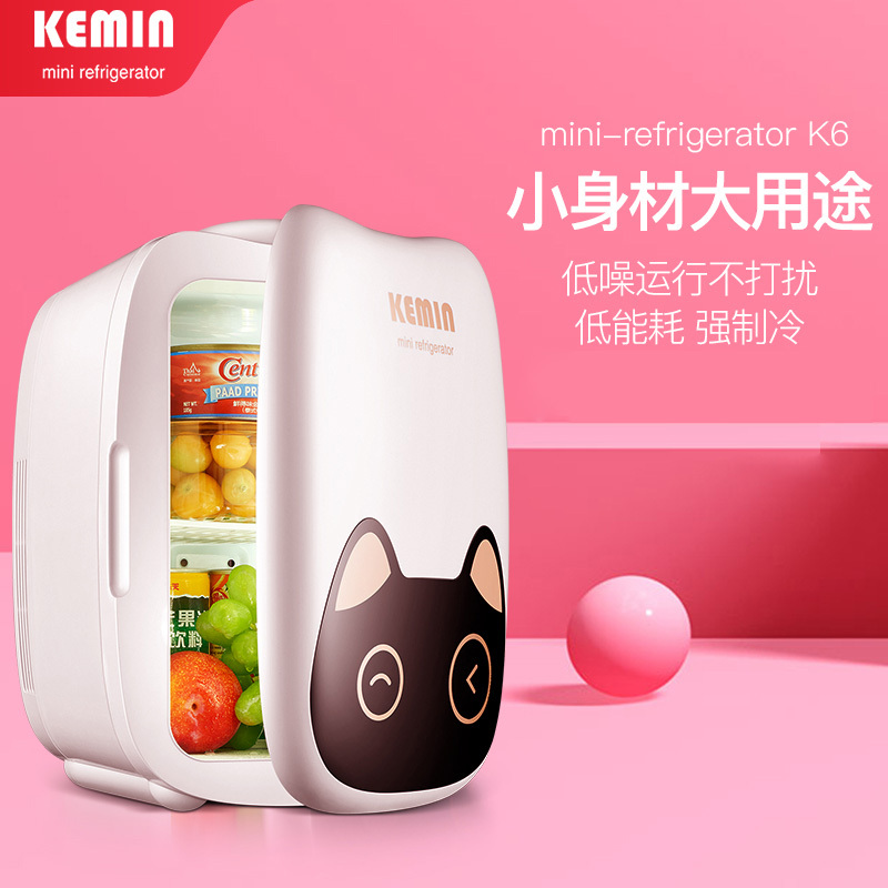科敏(KEMIN)小冰箱迷你型6L车载面膜化妆品专用小型家用母乳储奶宿舍用 22升（机械双核+版)