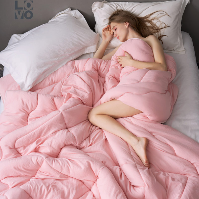 LOVO 轻柔蓬蓬春秋纤维被子被芯高清大图