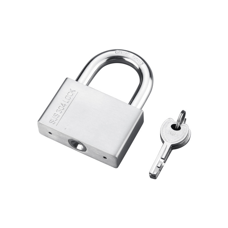 知田 304不锈钢短梁挂锁 30mm 把高清大图