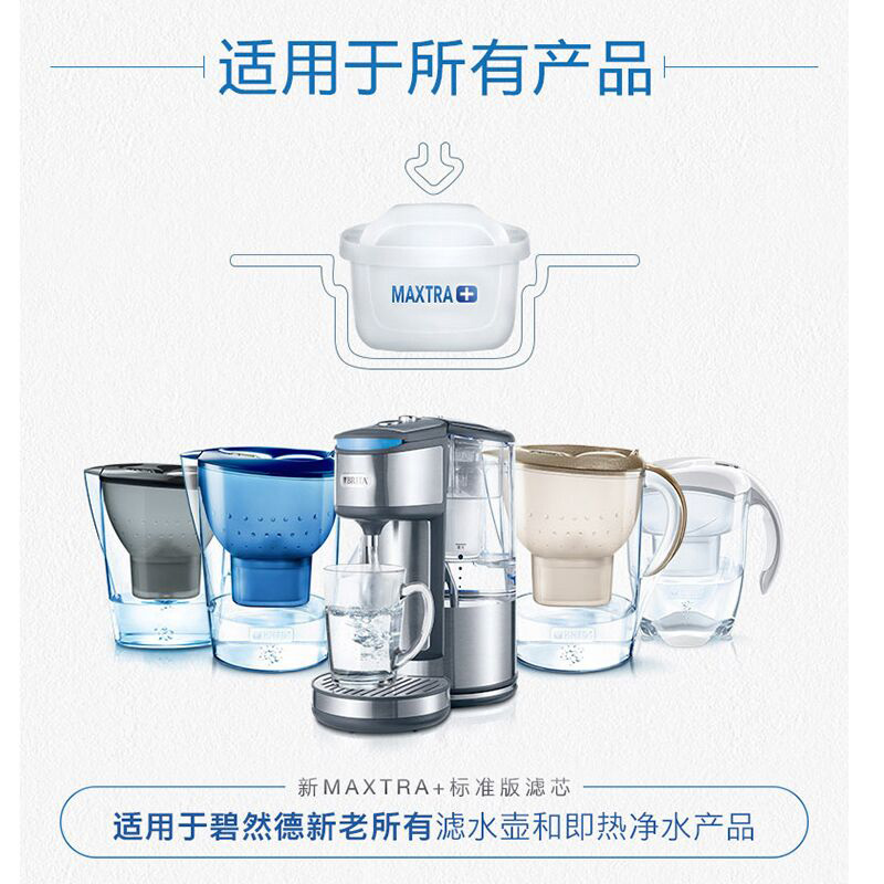 碧然德(BRITA)家用滤水壶 净水壶滤芯 Maxtra 三代升级多效滤芯6芯