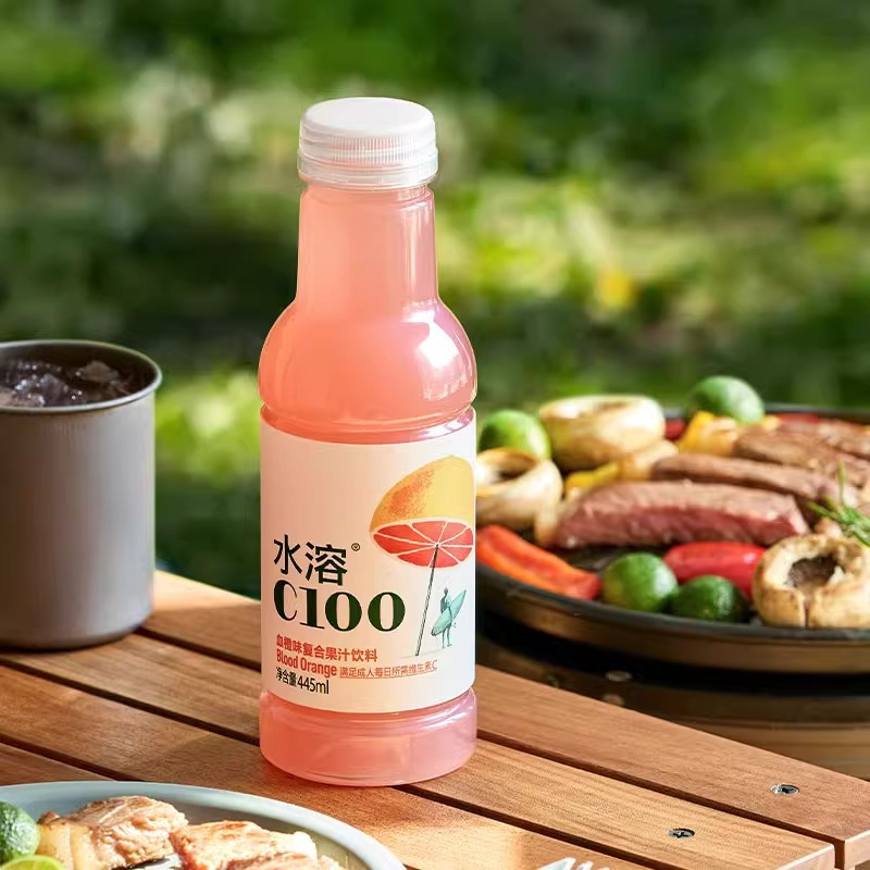 农夫山泉 水溶 C100 445ml*5瓶 混合随机口味