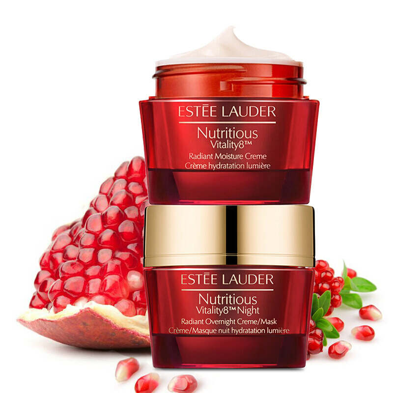 Estee Lauder雅诗兰黛红石榴面部护肤套装三件套 爽肤水200ml+日霜50ml+晚霜50ml 收缩毛孔