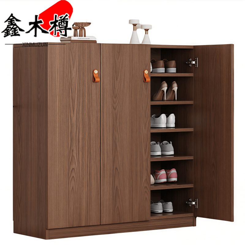 鑫木樽鞋柜100cm个高清大图