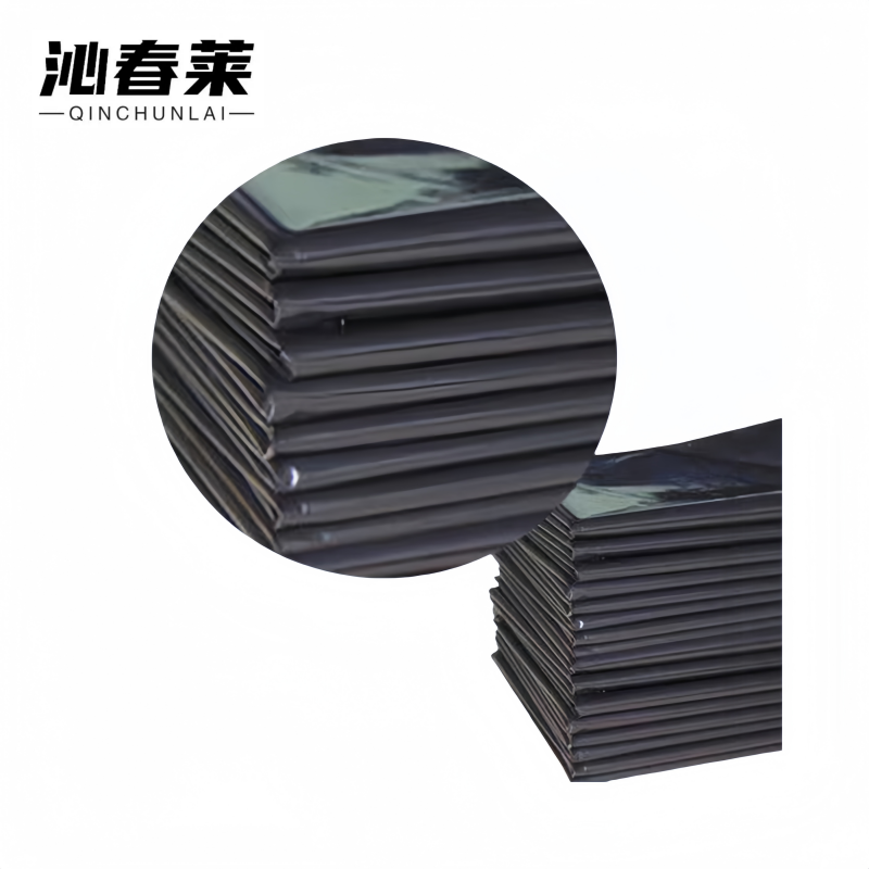 沁春莱黑色大号平口加厚垃圾袋80*90cm/只
