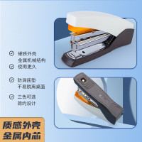 晨光订书机省力大背胶12号金属拉杆省力型50页订书器黑色(单个装)ABS92897