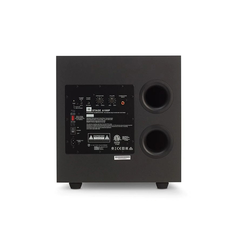 JBL STAGE SUB A120P有源低音炮 12寸重低音家庭影院 黑色