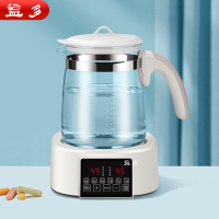 益多 恒温水壶调奶器1.2L温奶器暖奶器电热水壶多功能婴儿冲泡奶粉机养生壶热奶器白色 HJ-A06H