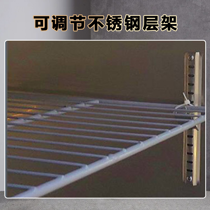 厨迈德商用厨房冰箱大容量节能静音不锈钢商用冷柜保鲜冷冻控设计高清大图