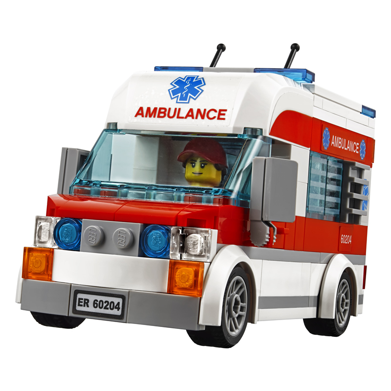 lego乐高 city城市系列 乐高03城市医院60204