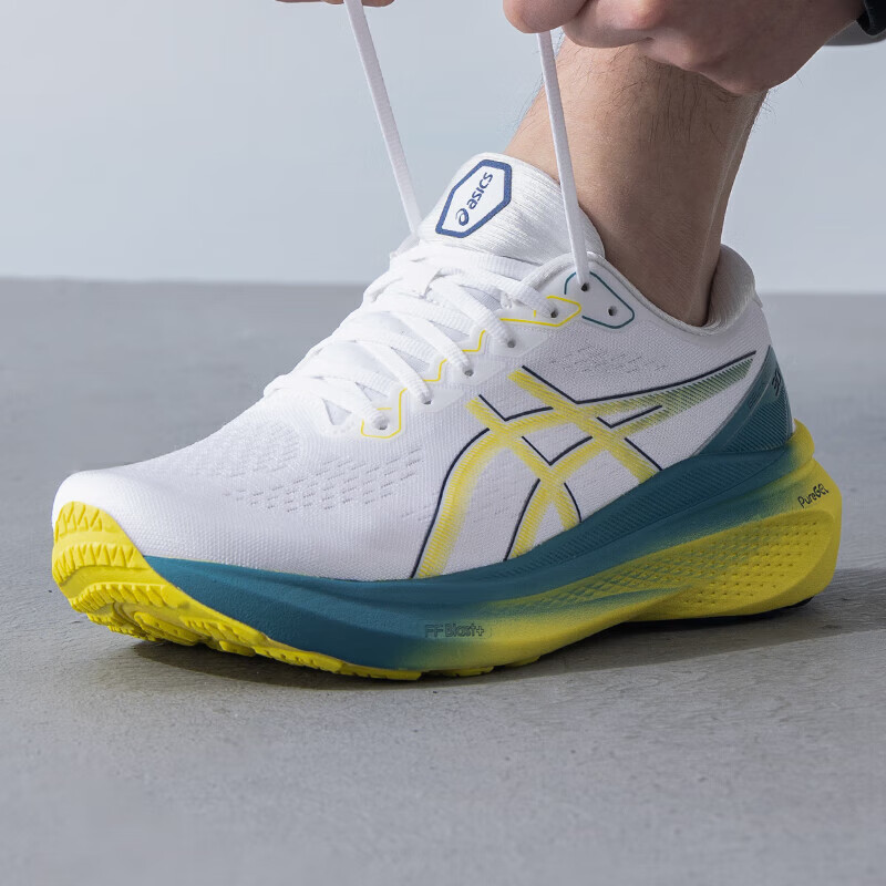 亚瑟士(ASICS)男鞋24新款K30运动鞋稳定支撑跑鞋轻量升级缓震回弹透气跑步鞋