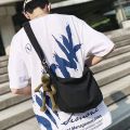 ins潮牌斜挎包男士帆布单肩包女生休闲背包新款日系男包_904