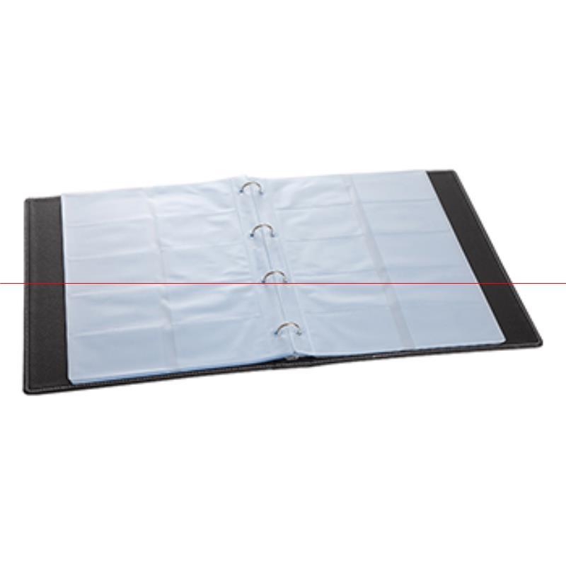 齐心 A2105 二段十格/600枚商务名片册 黑