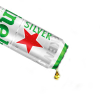 喜力星银(Heineken Silver)啤酒500ml*12罐/箱