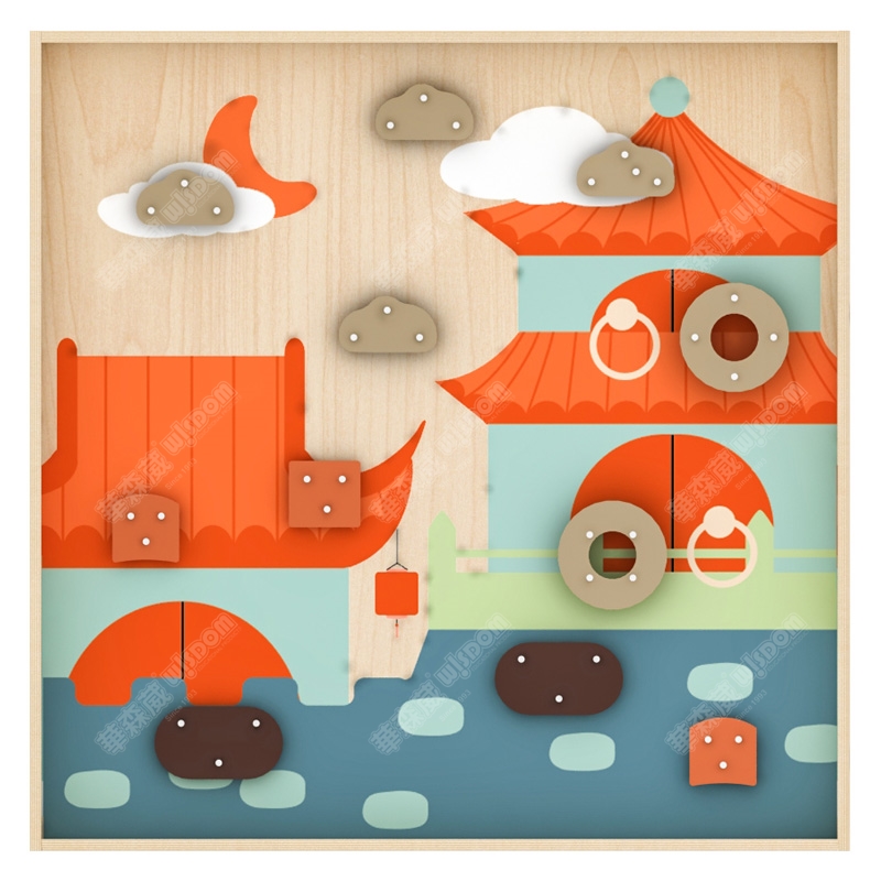 华森葳 围栏/ 消防/ 海洋/建筑等主题/ 轨道攀爬高清大图