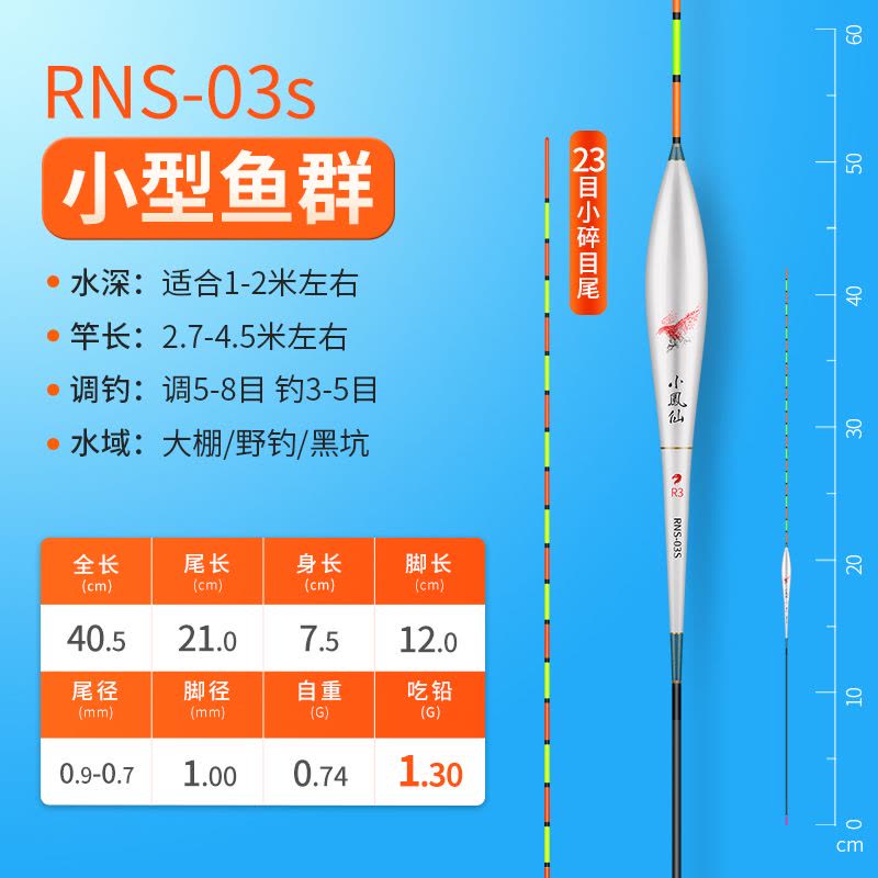 小凤仙轻口小碎目鲫鱼漂高灵敏正品纳米浮漂醒目浮标野钓漂防风浪图片