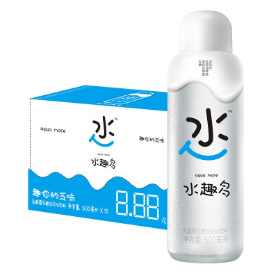 统一(GS) 水趣多 乳酸菌发酵 风味饮料 500ml*15瓶 整箱装