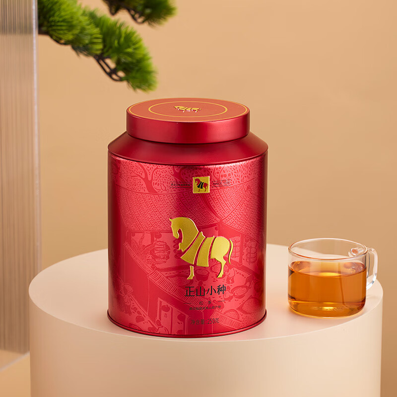 八马茶业 红茶武夷山正山小种一级 250g罐装