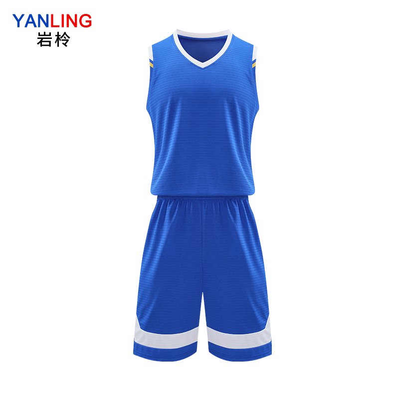 岩柃 篮球服套装 25Y3LQ003 彩云蓝 XXL
