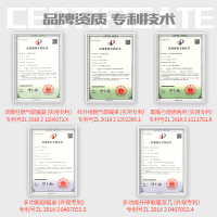 SANAU三诺燃气取暖桌多功能燃气烤火炉家用燃气取暖炉方桌18BTM红条纹650*650