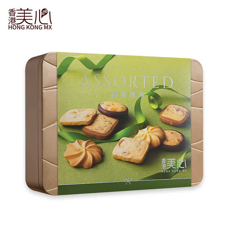 香港美心进口4口味曲奇饼干休闲零食香港特产糕点礼盒送礼