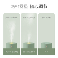 海纳斯(HANASS)加湿器HM-101家用大喷雾空气加湿器小型轻音卧室宿舍学生办公室暖光氛围灯桌面大雾量定时关机