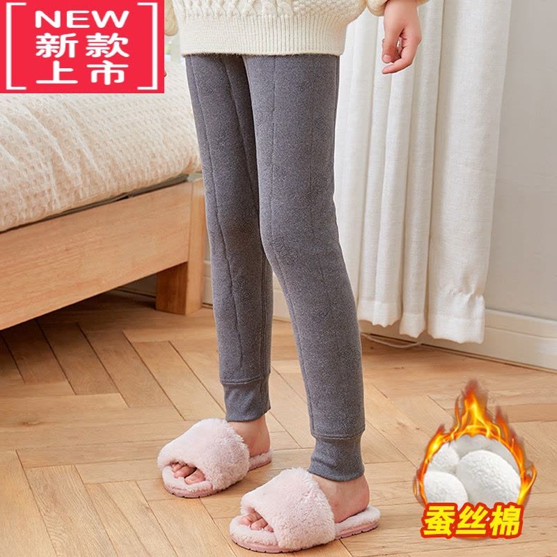 可莉允女童棉裤内穿冬加厚儿童冬季棉保暖裤初中生女孩校服器内胆图片